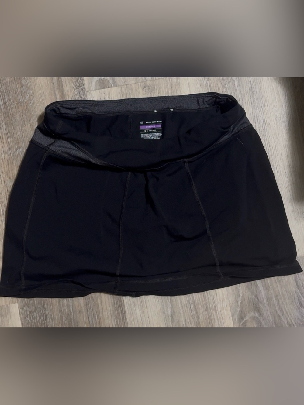 Tek Gear black athletic skort